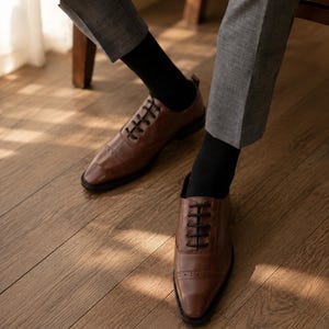 Uncle BJD Doll Shoes, Leather Oxford Style, Black, Brown, Pink