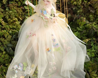 Custom Flower Doll Dress Outfit, 1/3 1/4 1/6 BJD
