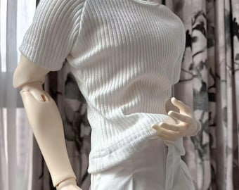 Short Sleeve T-Shirt - Casual Fitted Top for Uncle BJD Doll