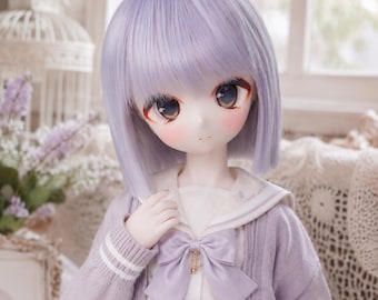 Peluca de muñeca BJD, pelo corto y liso, escala 1/3, 1/4 y 1/6