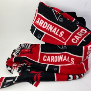 Louisville Scarf Cardinal Black/Red Winter Football