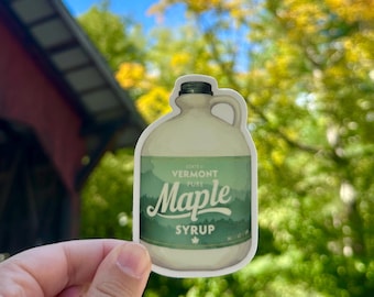 Vermont Maple Syrup Jug Vinyl Sticker