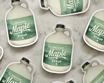 Vermont Maple Syrup Jug Vinyl Sticker