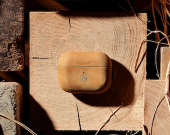 Personalised AirPods Pro 3 2 1 Case / Dark Brown Premium Genuine Leather Airpod Cover / Apple AirPod Case Holder / Multiple Colour Options