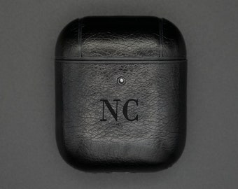 Personalised AirPod Case /  Handmade PU Leather / Protective Case Protector / Customised Airpod Case.