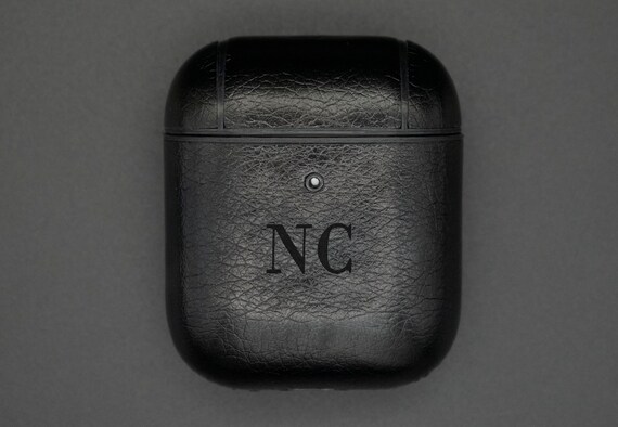 Custodia In Pelle PU Per AirPods Pro 2a Gen – Antiurto, Con Moschettone, Nera
