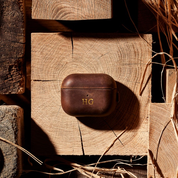 Buy Personalised Airpods Pro 3 2 1 Case / Dark Brown Premium