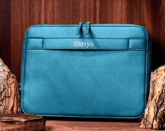 Personalised Leather Laptop Case / 13&quot; 14&quot; 15&quot; 16&quot; / MacBook and Laptop Sleeve / Apple Lenovo HP Dell  / MacBook Air & Pro / Corporate Gift