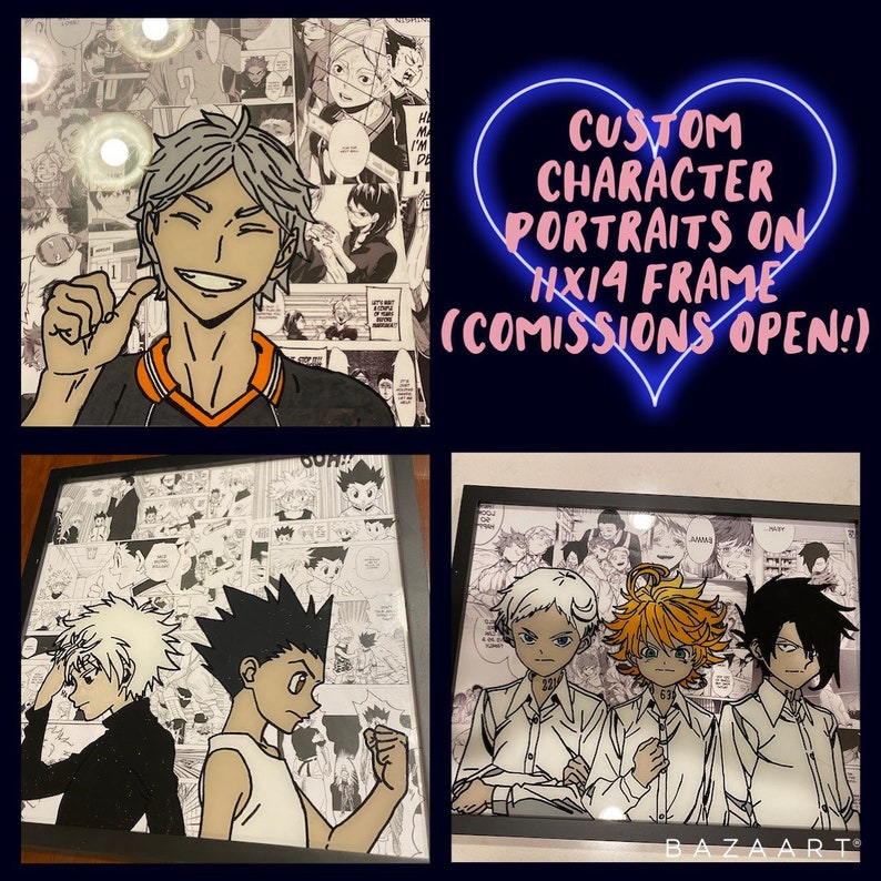 Anime Character Glass Painting CUSTOMIZABLE | Etsy
