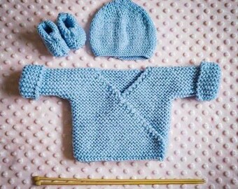 Chaussettes De Bebe En Tricot Etsy
