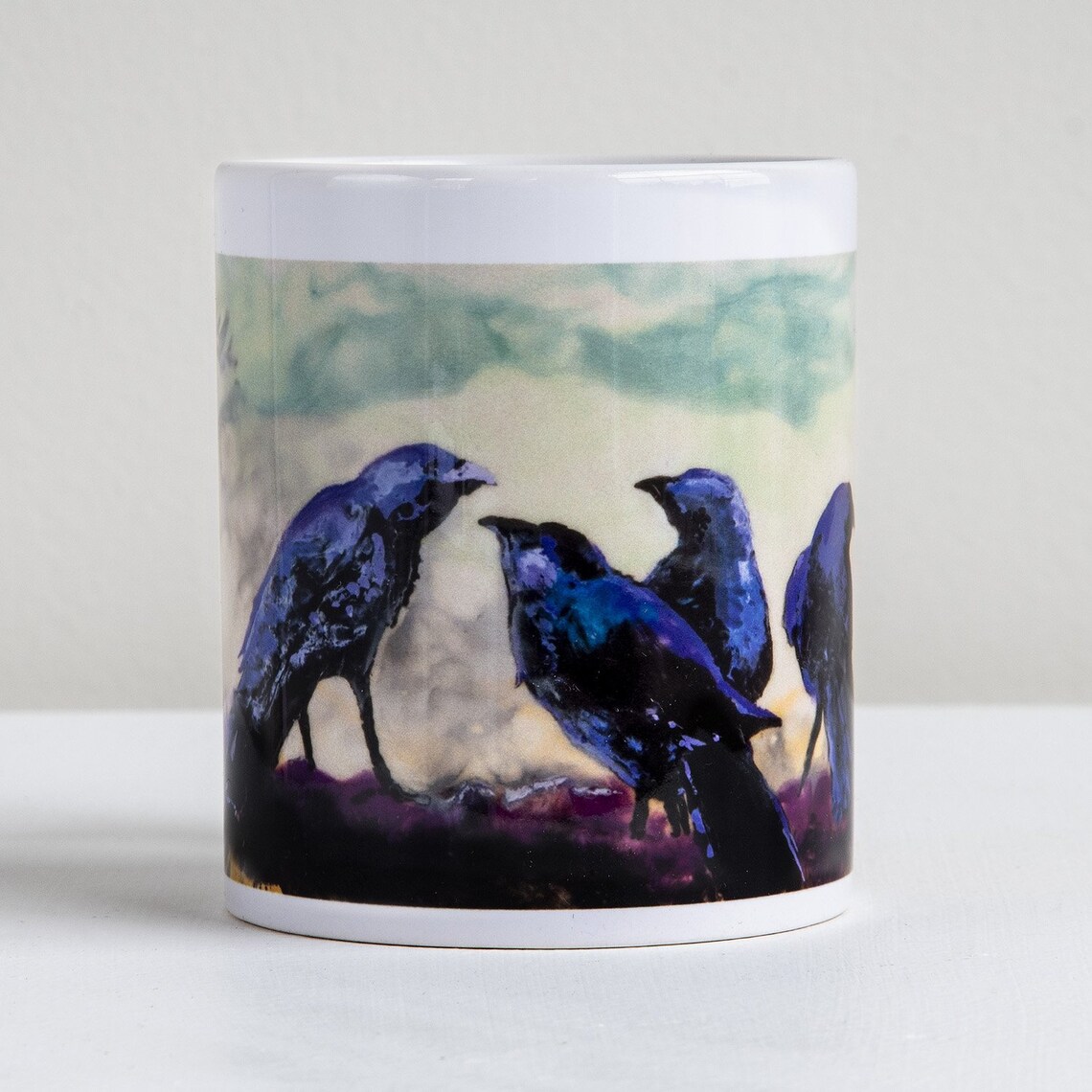 Ceramic Crow Mug great gift idea for a crow lover Etsy