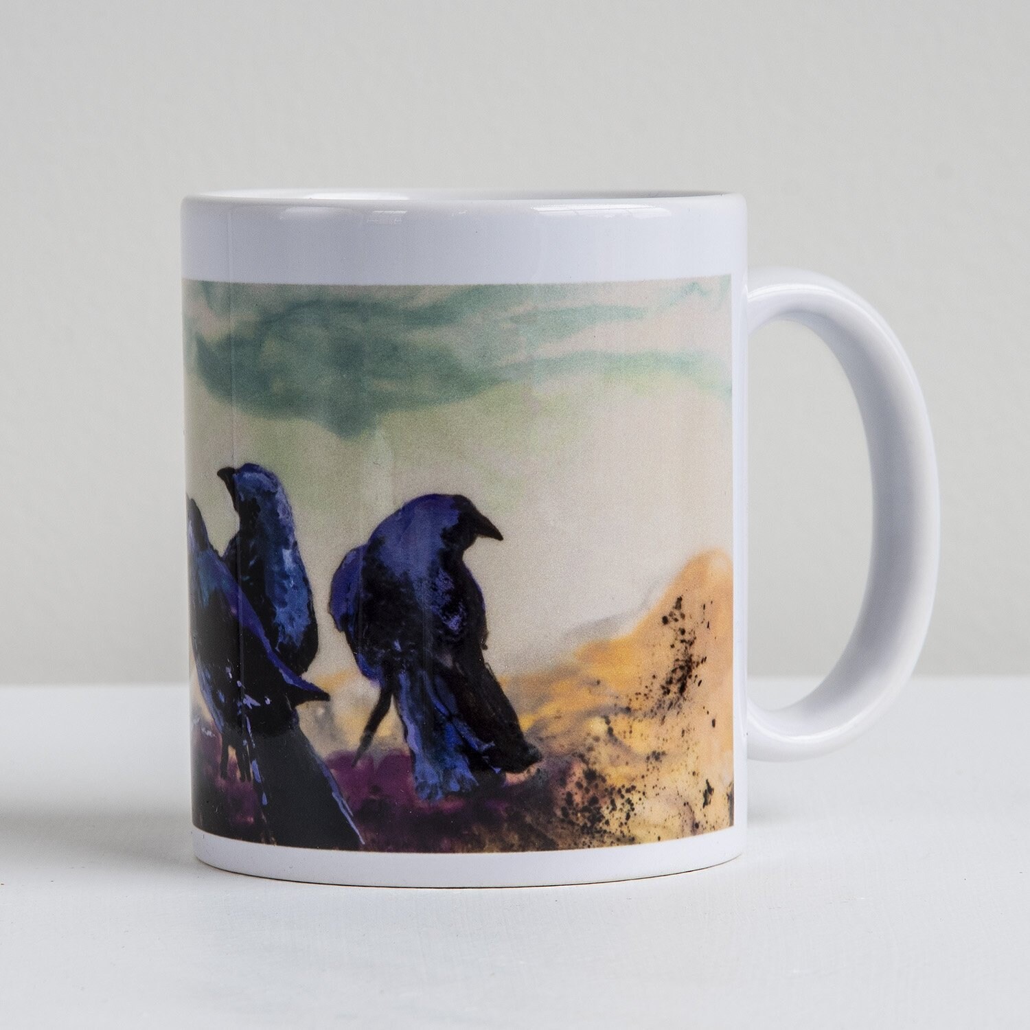 Ceramic Crow Mug great gift idea for a crow lover Etsy