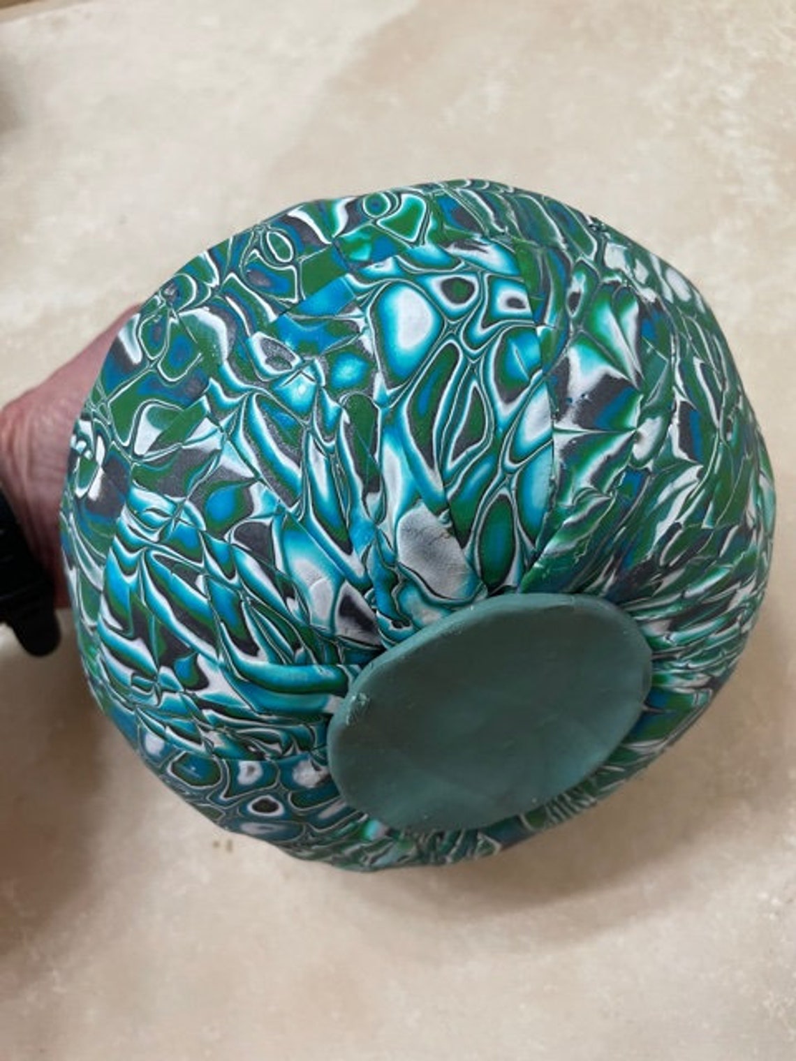 Handmade Polymer Clay Vase Etsy