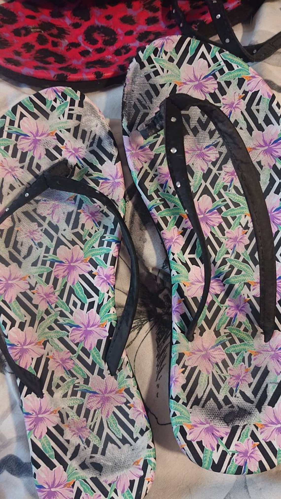 worn flip flops for sale