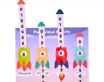 Place value activity math printable