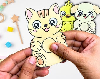 Moving Eye Craft Activity Printable – Digital Download