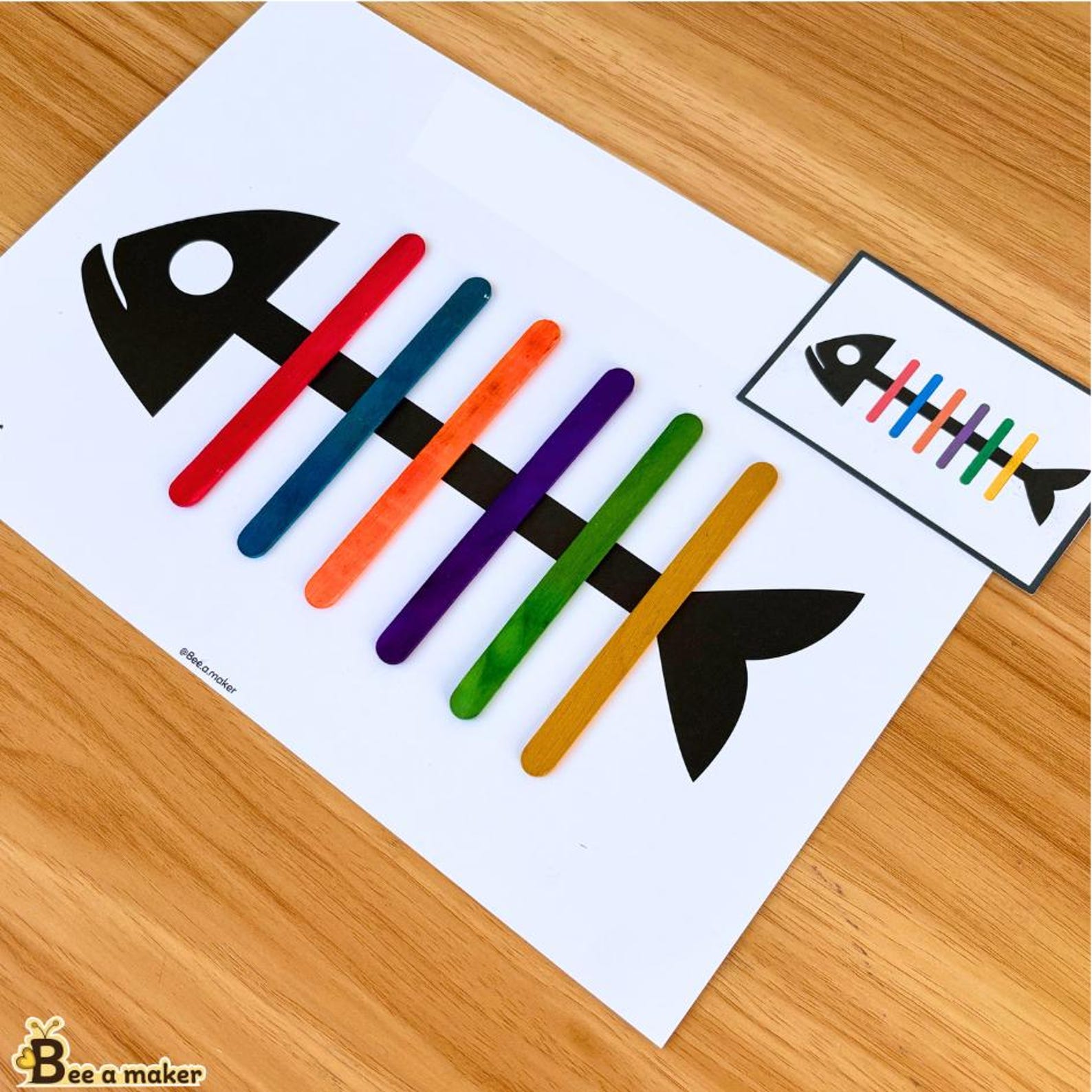 Fish Popsicle Fine Motor Skill Activity for Toddlers and Preschoolers ...