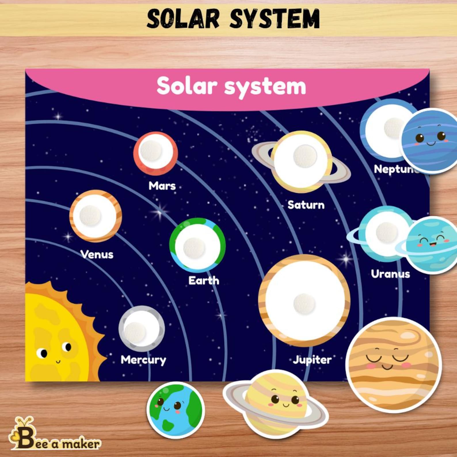 Solar System Busy Book Printable for Kids | Educational Space Activity ...