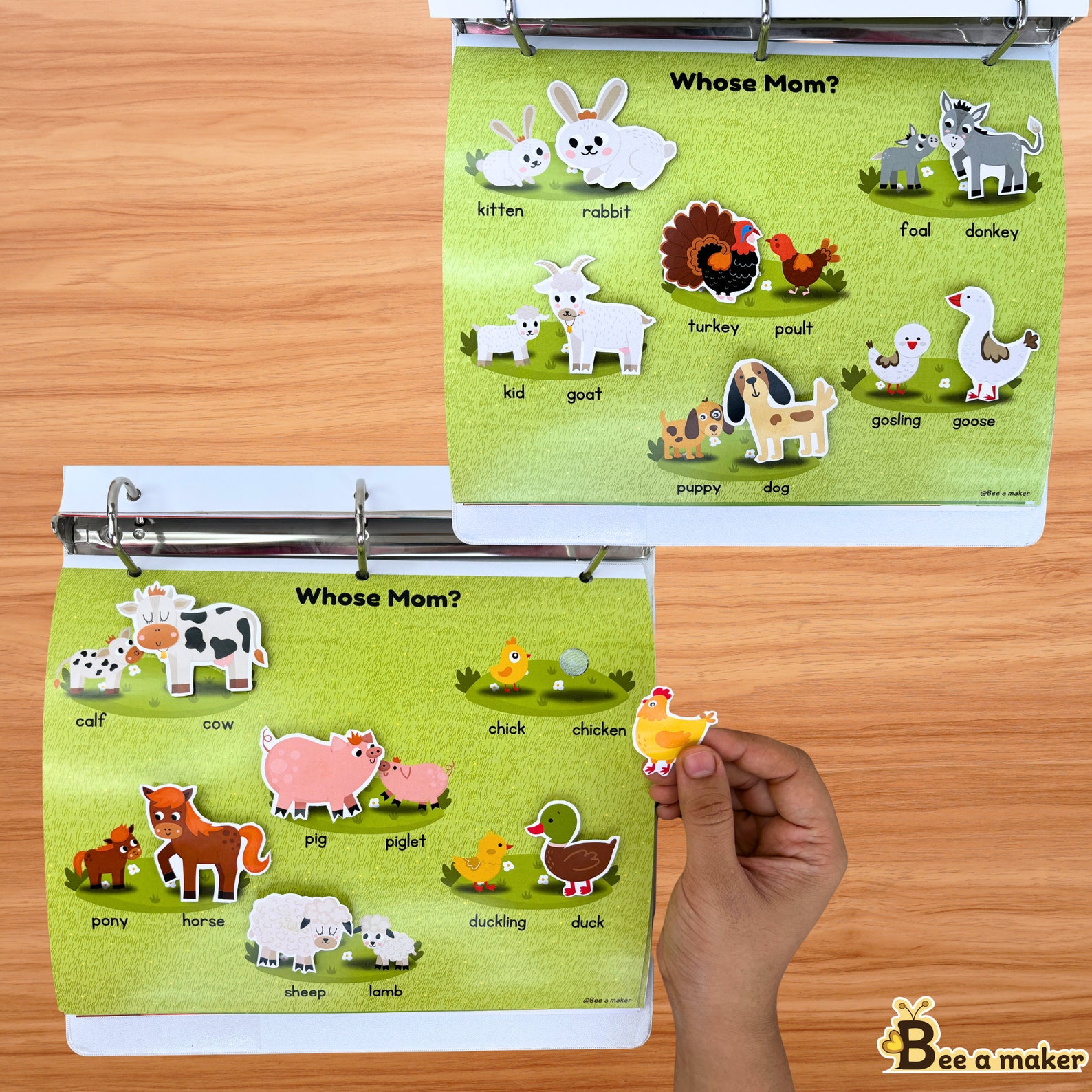Farm Animals Busy Book - Etsy