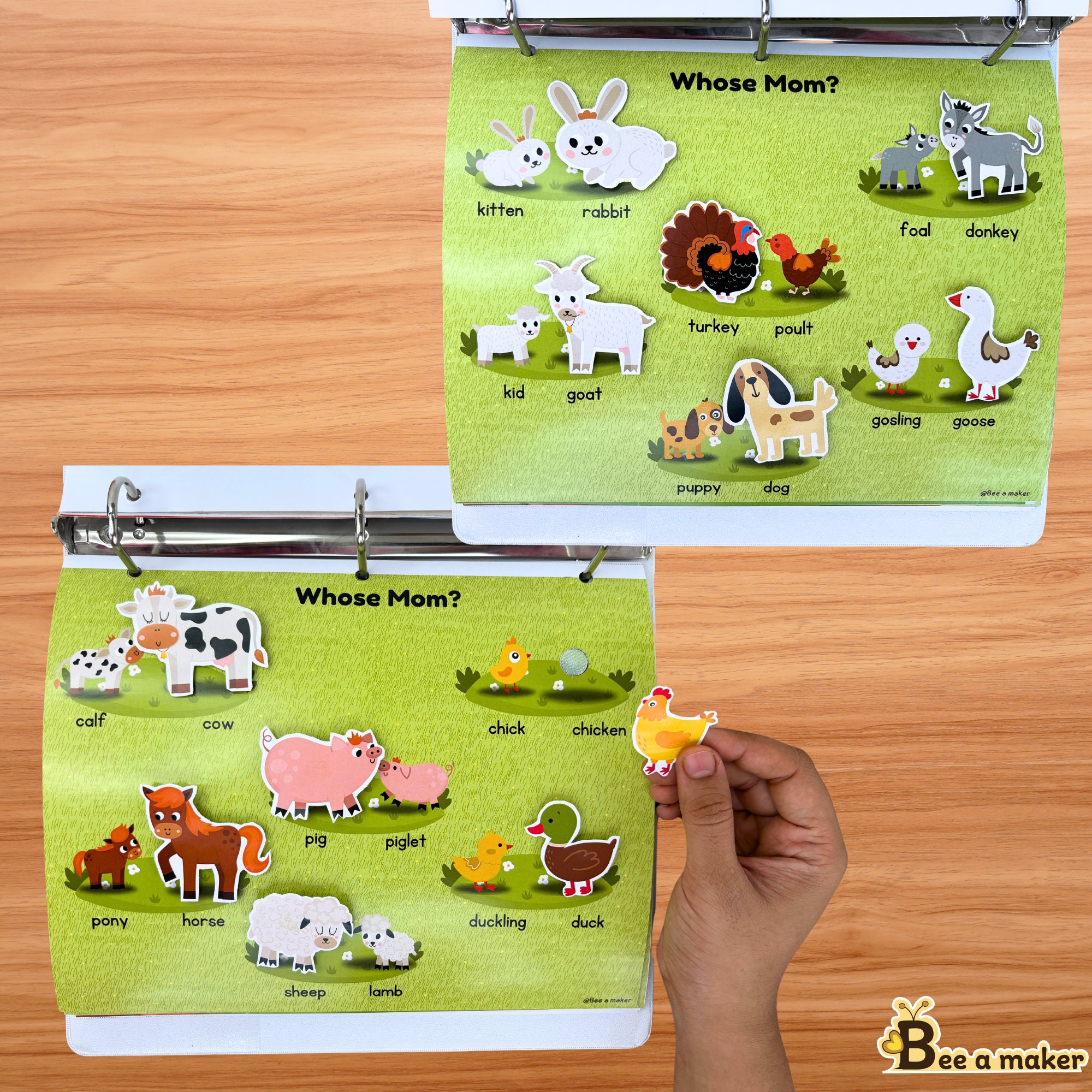 Farm Animals Busy Book - Etsy
