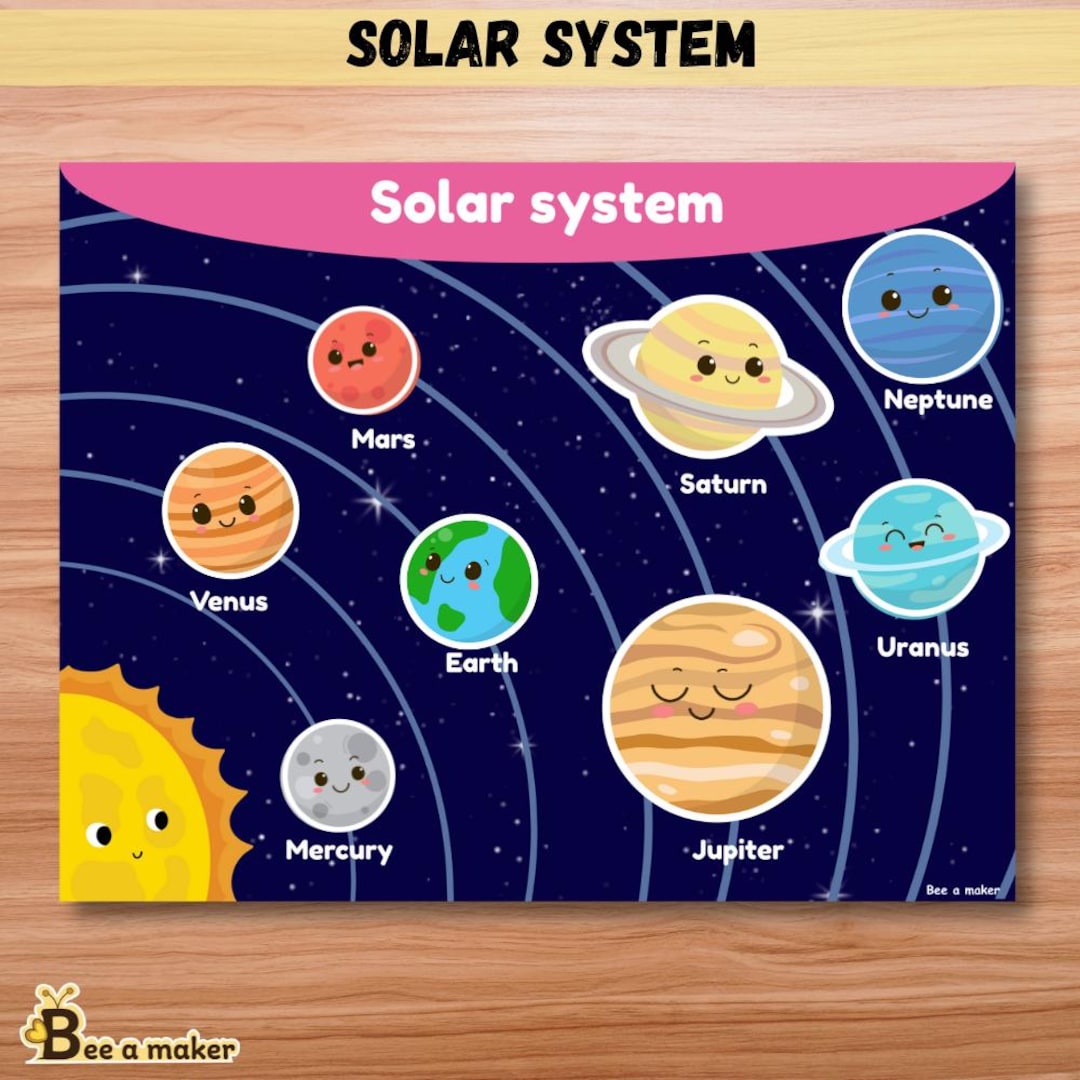 Solar System Busy Book Printable for Kids | Educational Space Activity ...