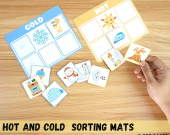 Hot and cold sorting mats