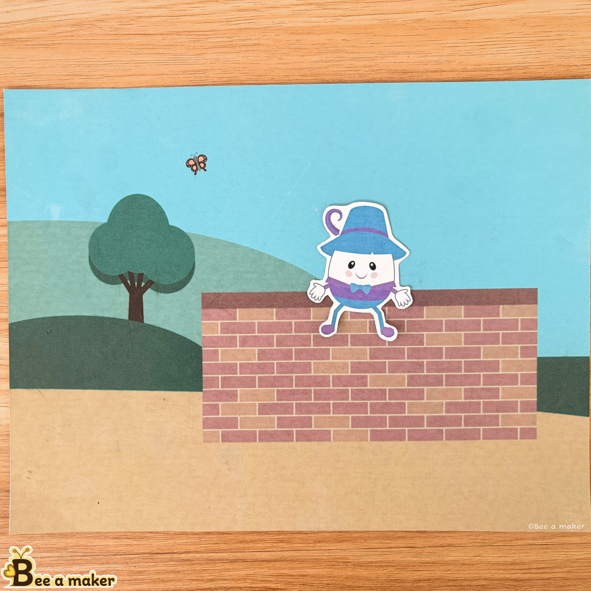 Humpty Dumpty Nursery Rhyme Sequence and Busy Book Pages - Etsy