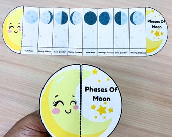 Phases of the Moon Interactive Learning Activity
