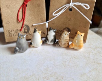 Custom Cat Figurines: Miniature Personalized Pet Sculptures, Adorable gifts for cats