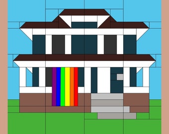 Pride House Quilt/Wall Hanging Pattern