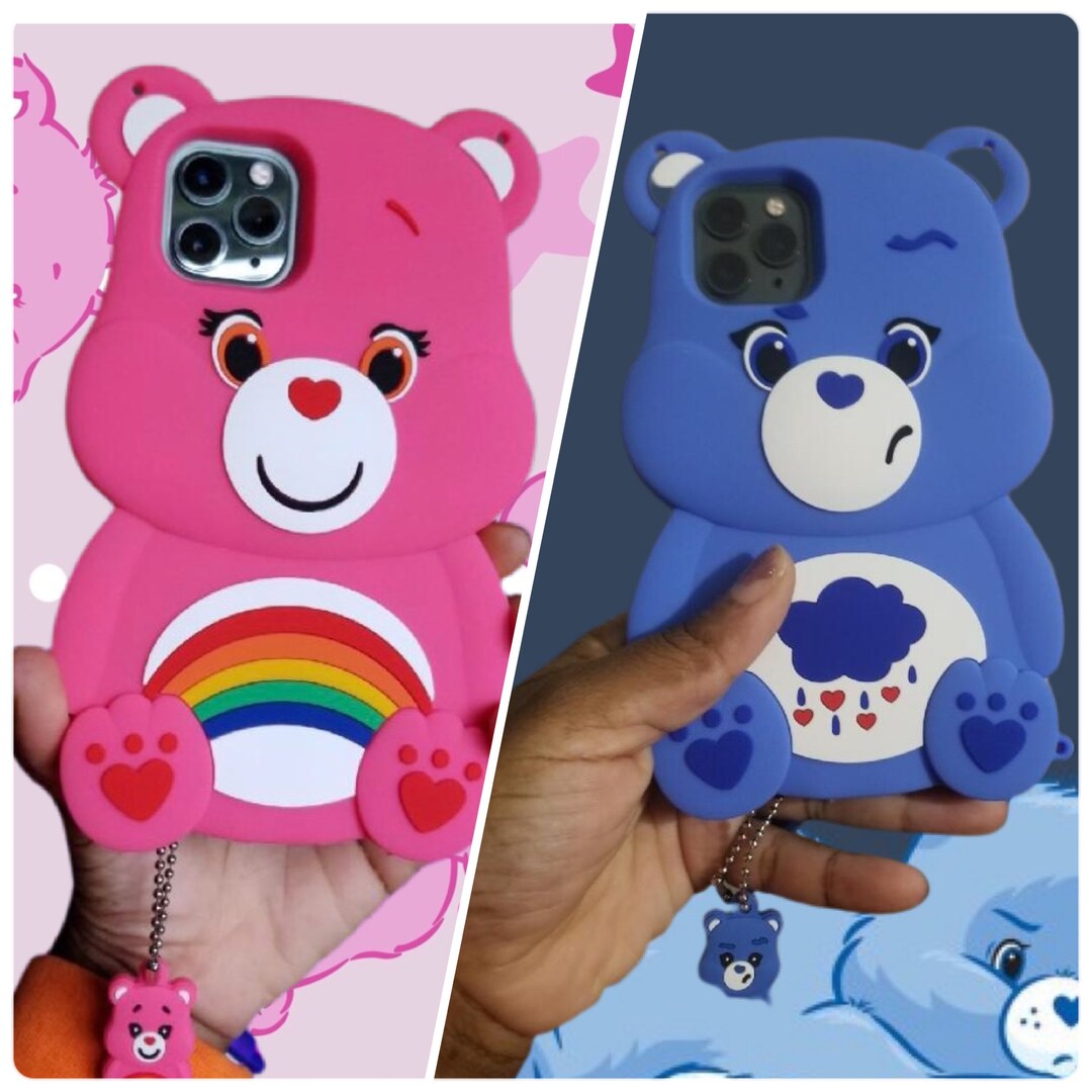 IPhone Care Bears Case Grumpy and Cheer Bear Rainbow Limited Stock Etsy