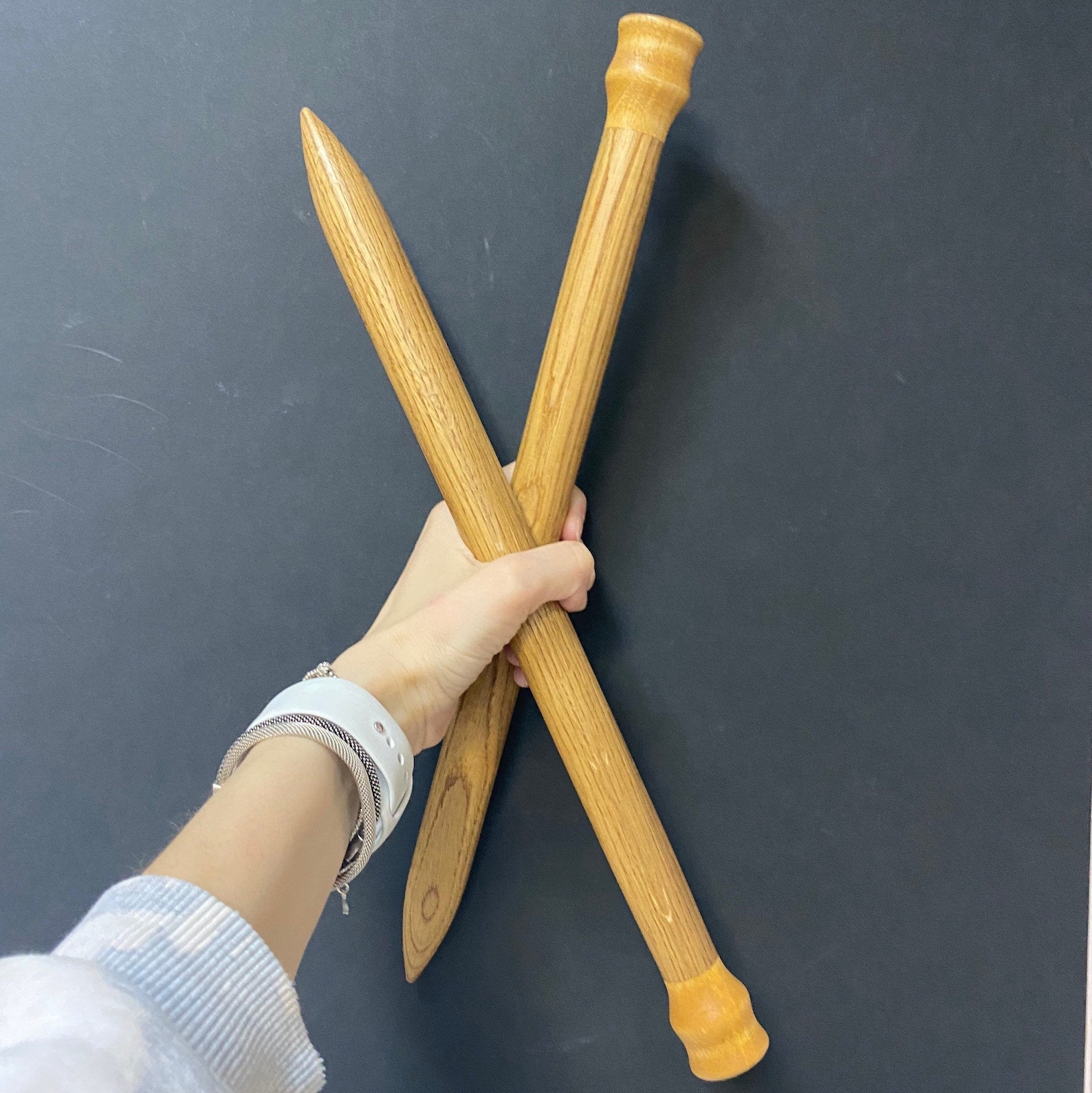 25 mm / US 50 knitting needles wooden knitting needles Etsy