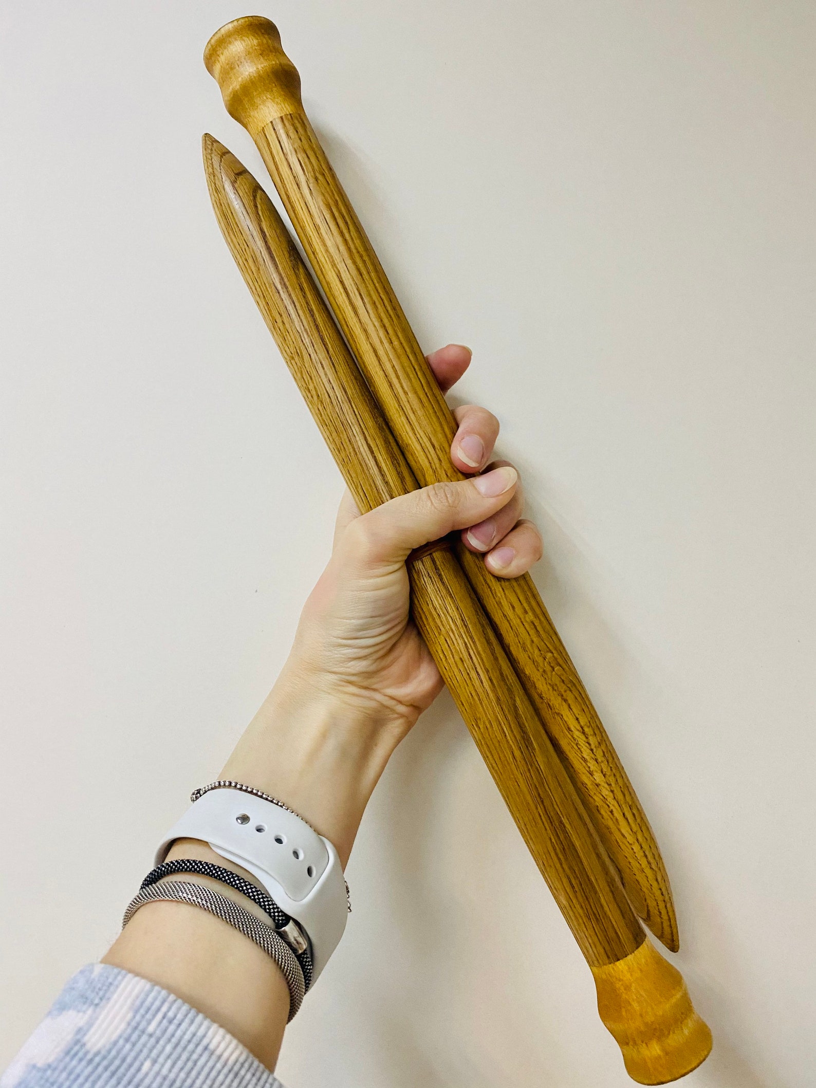 25 mm / US 50 knitting needles wooden knitting needles Etsy