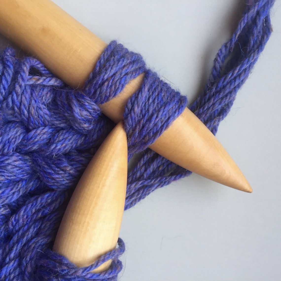 40 mm Giant wooden knitting needles US 70 size Etsy