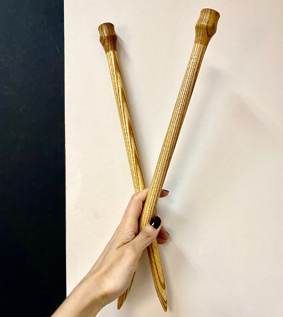 15 mm knitting needles wooden US Size 19 wood knit needles Etsy