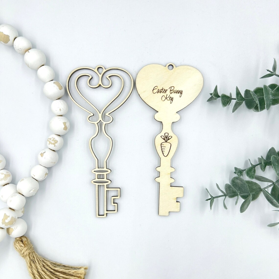 Easter Rabbit Key Svg SVG Laser Cut File Easter Bunny Key | Easter Decor / Gift | Children ...