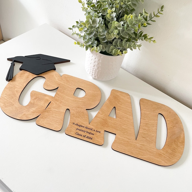 SVG Laser Cut File Graduation Signature Sign | Engrave File | Digital ...