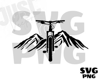 Mountain Bike SVG, Mountain Bike Clipart, Mountain Bike cut file, Mountain Bike png, Mountain Bike silhouette, Digital Download