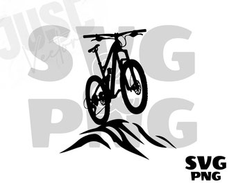 Mountain Bike SVG, Mountain Bike Clipart, Mountain Bike cut file, Mountain Bike png, Mountain Bike silhouette, Digital Download