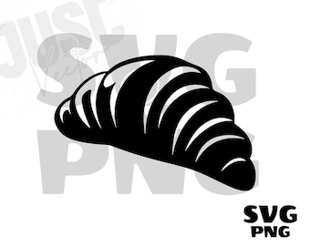 Croissant SVG, Bakery Svg, Baking Svg, Croissant Clipart Croissant circut, Croissant png, Pastry SVG, Croissant silhouette, Digital Download