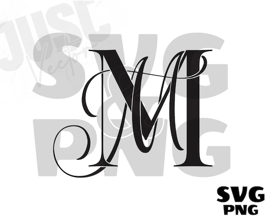 MM, Wedding Logo Monogram, Wedding Svg, Monogram svg, Calligraphy logo,  Couples logo for wedding, png Sublimation, Instant Download