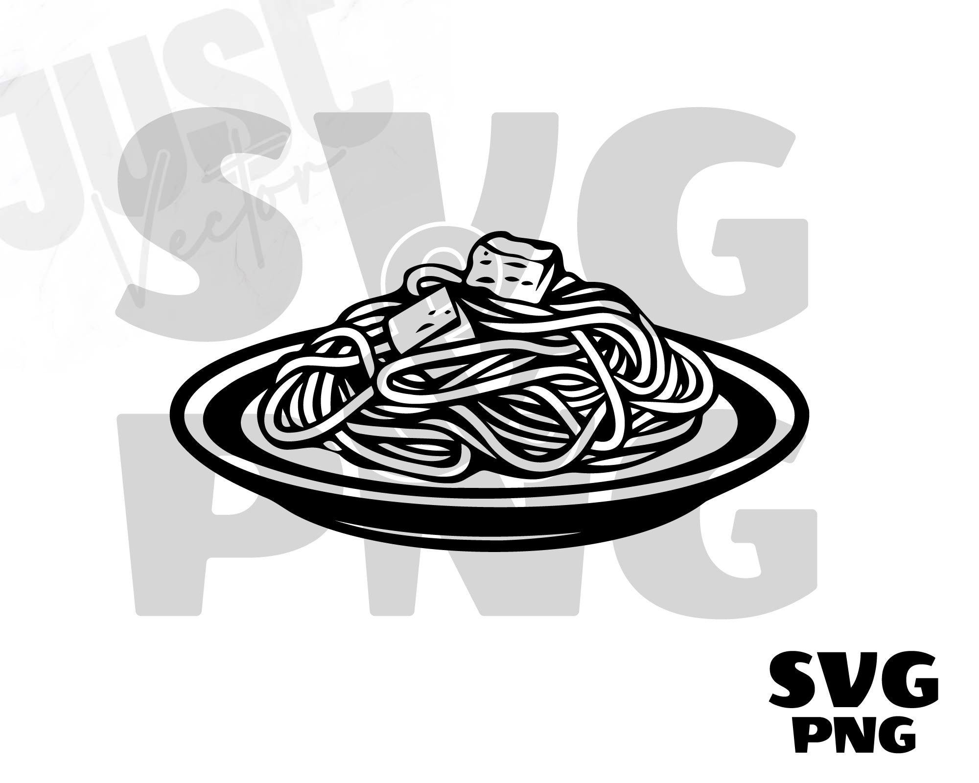 Pasta Svg File Spaghetti SVG, Pasta Svg, Spaghetti Clipart, Spaghetti Cricut ...