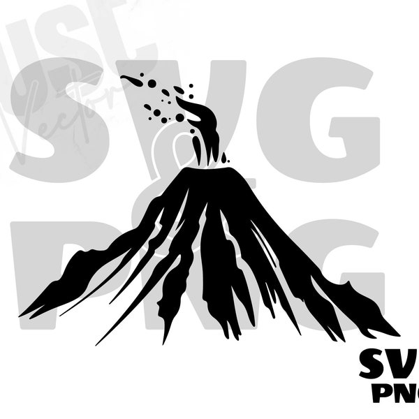 Volcano Eruption svg, Magma svg, Lava svg, Volcano SVG, Erupting Volcano SVG, Volcano Cricut svg, Instant Download