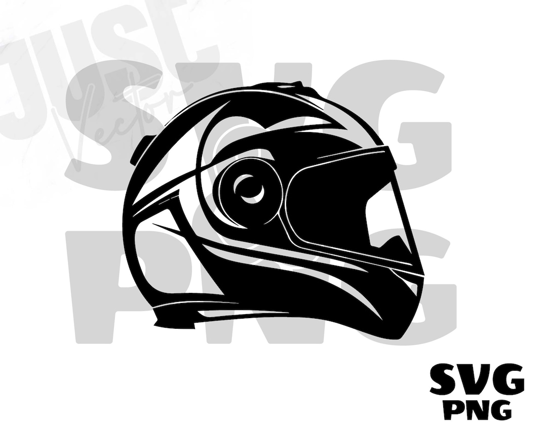 Motorcycle Helmet SVG, Motorcycle Helmet Silhouette, Motorcycle Helmet