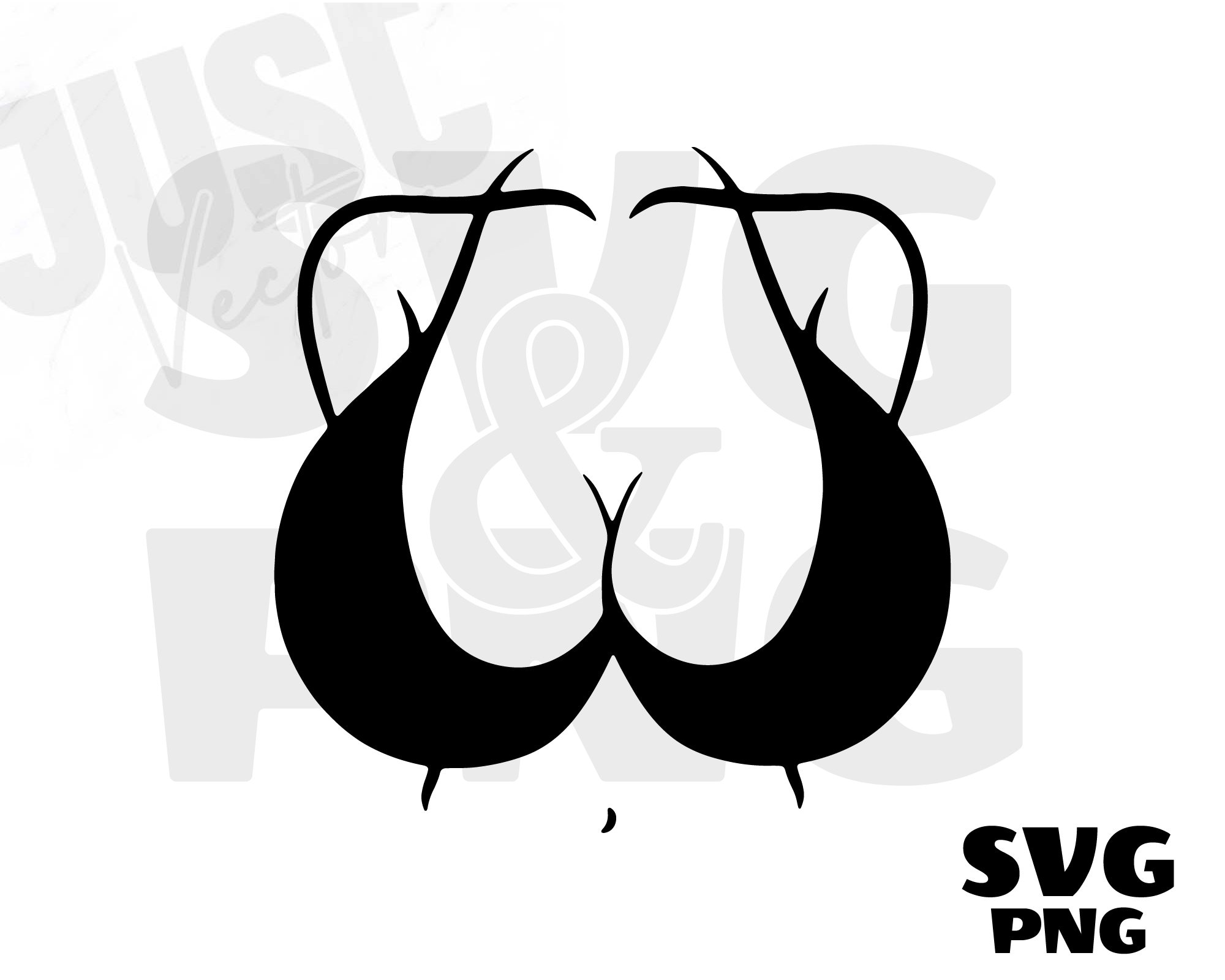 Boobs Svg Bikini Season Svg Boobs Sexy Curvy Female Summer Etsy