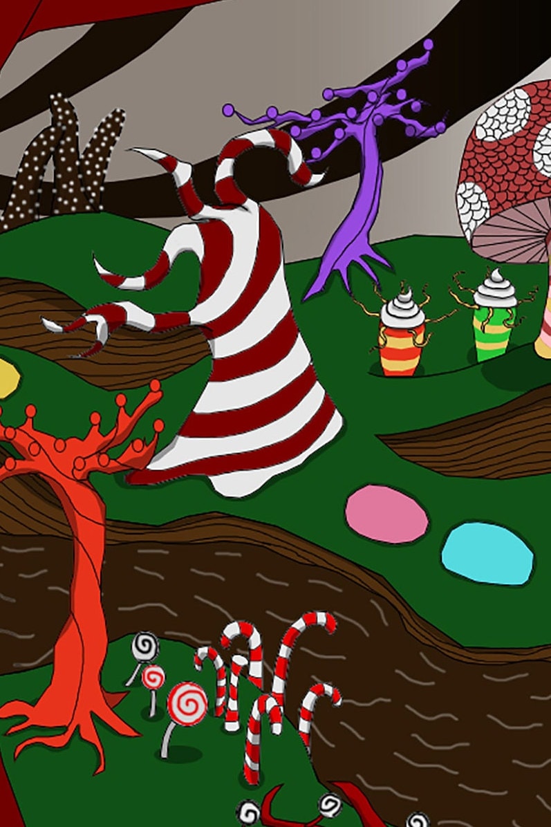 Willy Wonka Original Fan Art Etsy