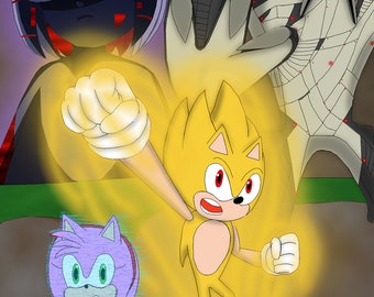 Sonic Frontiers Undefeatable Original Fan Art