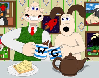 Wallace and Gromit Original Fan Art