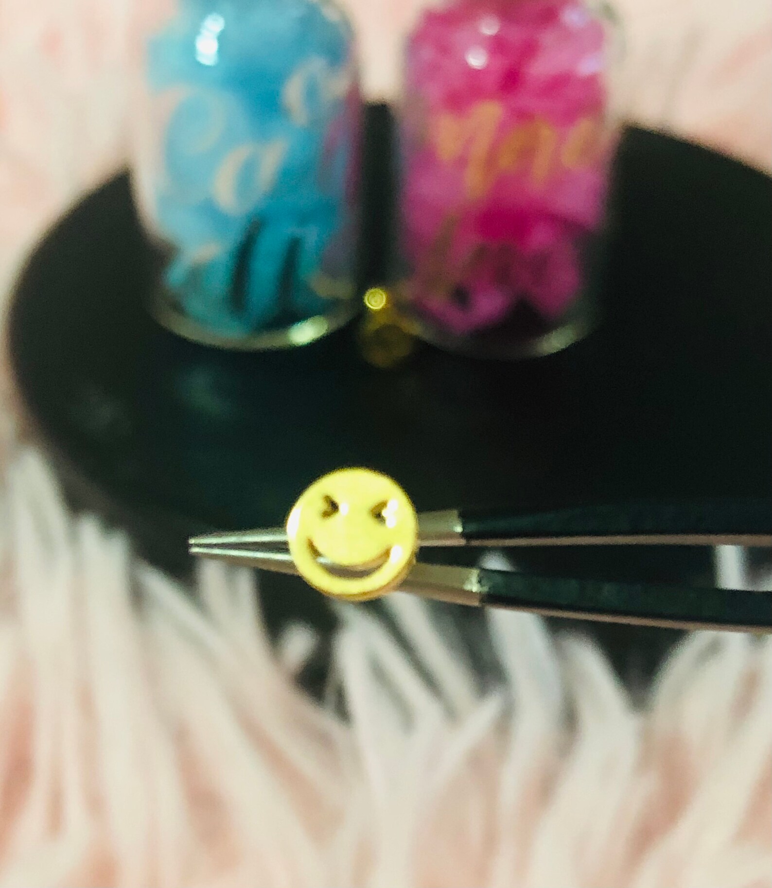 14k Gold Emoji Face Piercing Yellow Gold Tiny Studs Everyday Etsy