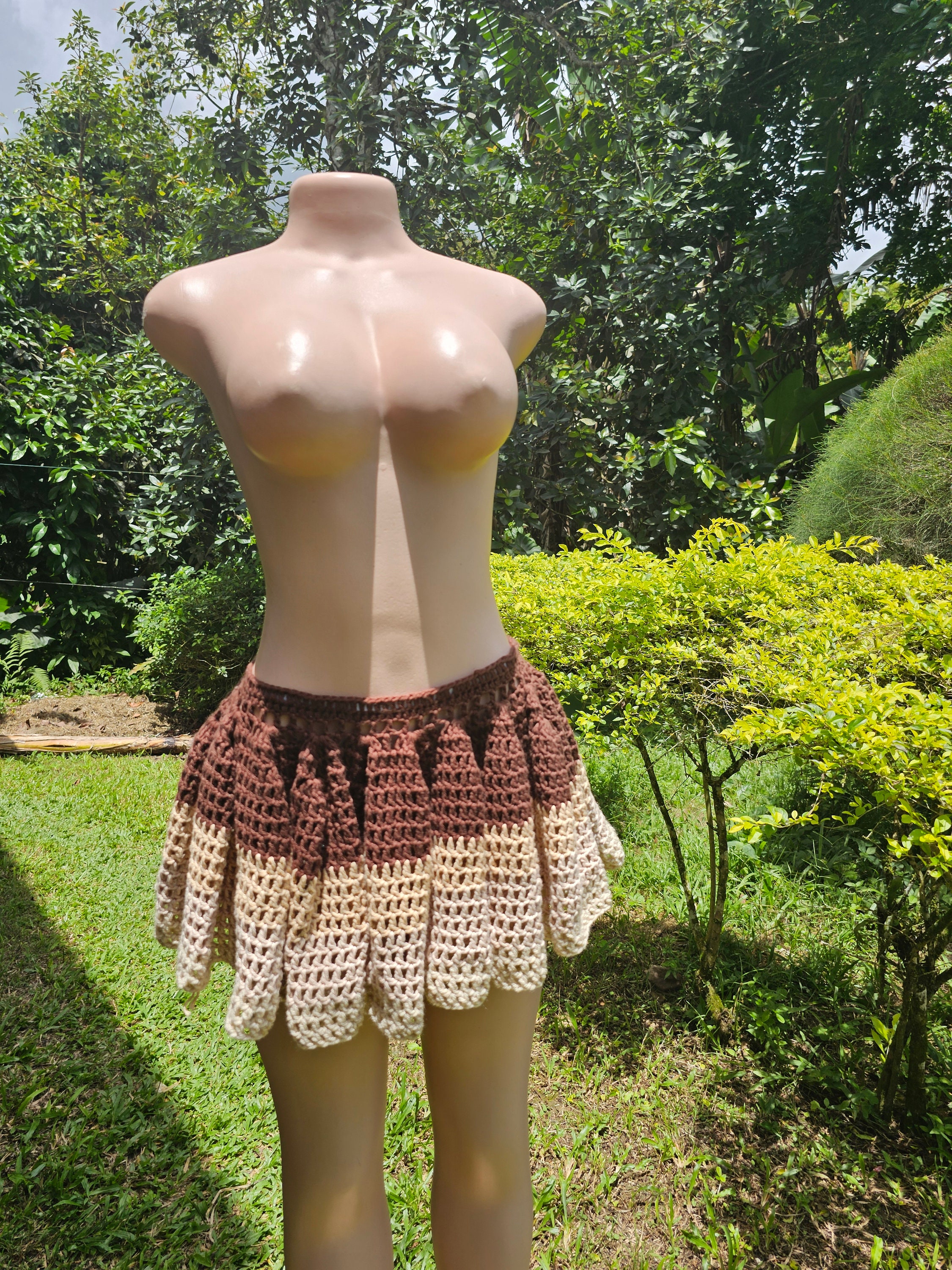 CROCHET RUFFLE SKIRT - Crochet Skirt Pattern- Crochet